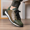 Marco Di Milano Portici Men's Shoes Green & Olive Exotic Lizard / Crocodile Casual Sneakers 7 PORTICI_CAIMAN-LIZARD TEJU_GREEN_8  - from alligatorwarehouse.com