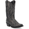 Laredo Garrett Black Distress Leather Snip Toe Boots for Men 2 68407_8_D  - from alligatorwarehouse.com