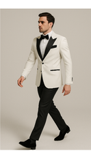 Black Gatsby Tuxedo – Classic 1920s-Inspired Men’s Formal Suit
