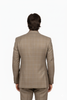 Mens Classic Wool Feel Double Breasted Glen Plaid Suit in Tan 8 DRW-1_TAN_36S  - from alligatorwarehouse.com