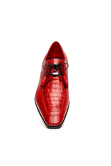 Genuine Caiman & Lizard Red Shoe