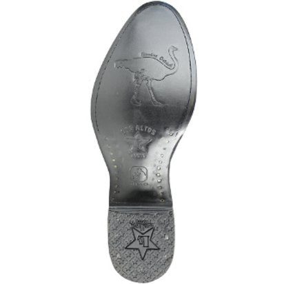 Genuine Ostrich Leather Boots – Round Toe