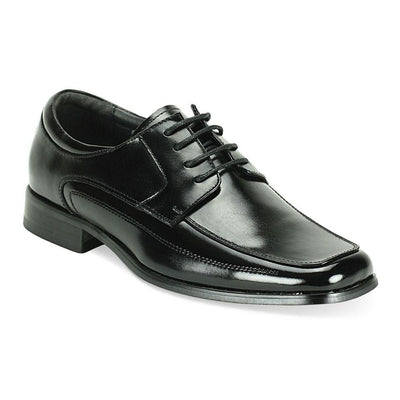 Giorgio Venturi Leather Oxford Dress Shoes 1 4941_BLK_6  - from alligatorwarehouse.com