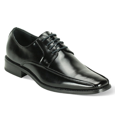 Giorgio Venturi Leather Oxford Dress Shoes 1 6214_BLK_6.5  - from alligatorwarehouse.com