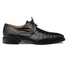 Giovane Fuscus Cap Toe Derby Black Crocodile Shoes By Mezlan Made In Spain Brand 2   - from alligatorwarehouse.com