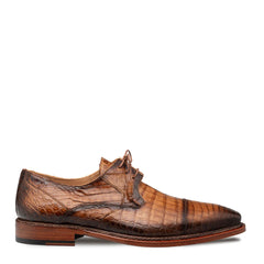 Giovane Crocodile Derby Camel By Mezlan Made In Spain Brand