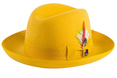 Godfather Hat in 10 Colors 100% Australian Wool Fabric 8   - from alligatorwarehouse.com