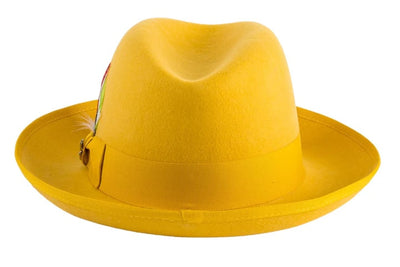 Godfather Hat in 10 Colors 100% Australian Wool Fabric 9   - from alligatorwarehouse.com