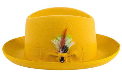 Godfather Hat in 10 Colors 100% Australian Wool Fabric 7   - from alligatorwarehouse.com