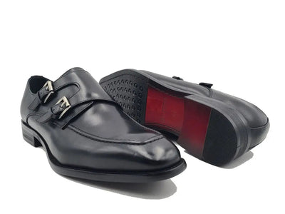 Gorgeous Double Monk Loafer 2 KS509-05BLACK8  - from alligatorwarehouse.com