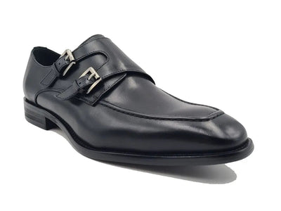 Gorgeous Double Monk Loafer 4 KS509-05BLACK8  - from alligatorwarehouse.com