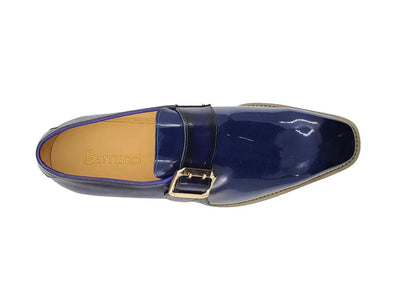 Gorgeous Patent Leather Monkstrap Slip on 41 KS515-38PPURPLE75  - from alligatorwarehouse.com