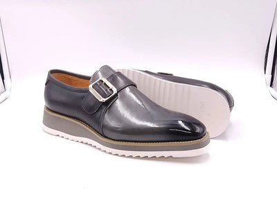 Gorgeous Patent Leather Monkstrap Slip on 25 KS515-38PPURPLE75  - from alligatorwarehouse.com