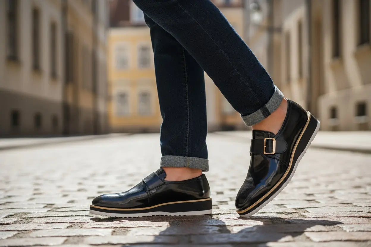 Gorgeous Patent Leather Monkstrap Slip on