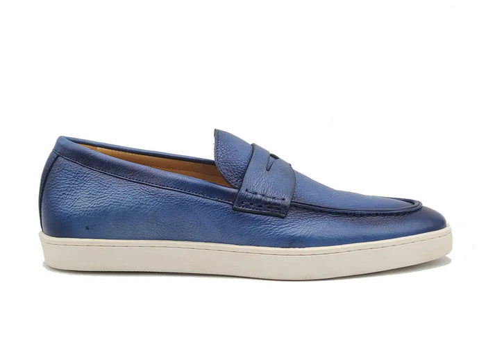 Carrucci Burnished Leather Sneaker