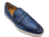 Gorgeous Patina Burnished Penny Loafer Sneaker 3 KS529-15OCEANBLUE8  - from alligatorwarehouse.com