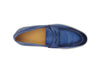 Gorgeous Patina Burnished Penny Loafer Sneaker 5 KS529-15OCEANBLUE8  - from alligatorwarehouse.com