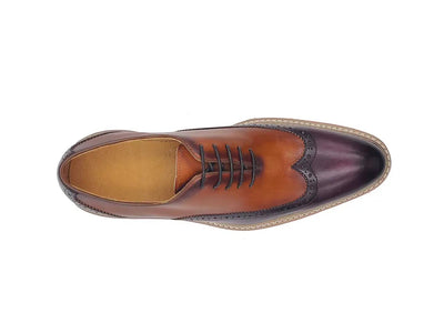 Gorgeous Two Tone Oxford Wingtip 16 KS552-16TCOGNACBLUE8  - from alligatorwarehouse.com