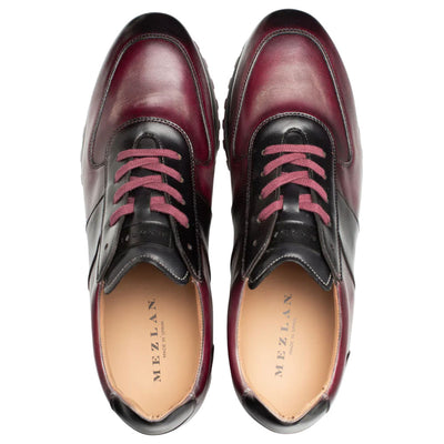 Men's Latini Graphite Multi-Tone Genuine Calfskin Sneakers By Mezlan Made In Spain Brand 4   - from alligatorwarehouse.com