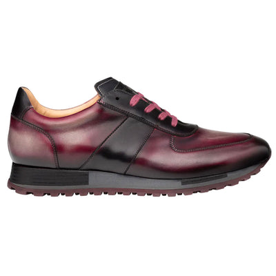 Men's Latini Graphite Multi-Tone Genuine Calfskin Sneakers By Mezlan Made In Spain Brand 1   - from alligatorwarehouse.com