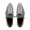 Marco Di Milano Cancun Men's Shoes Gray Exotic Hornback Crocodile Skin Derby Oxfords 2 CANCUN_CAIMAN FUSCUS_GRAY_9.5  - from alligatorwarehouse.com