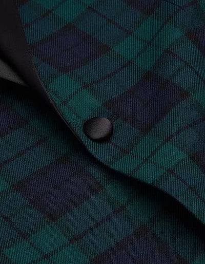 Plaid Dinner Jacket - Green Tartan Sportcoat 4   - from alligatorwarehouse.com