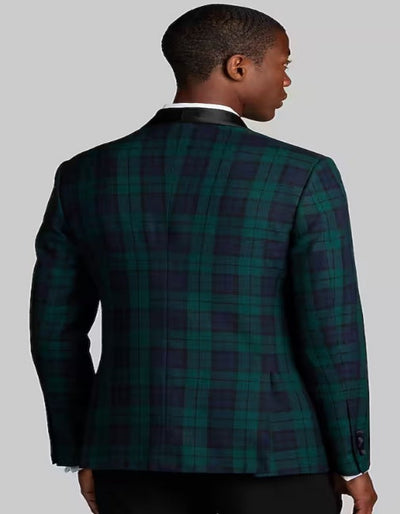 Plaid Dinner Jacket - Green Tartan Sportcoat 2   - from alligatorwarehouse.com