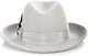 Premium Godfather Hat - Homburg Hat - Men's Homburg  Light Grey