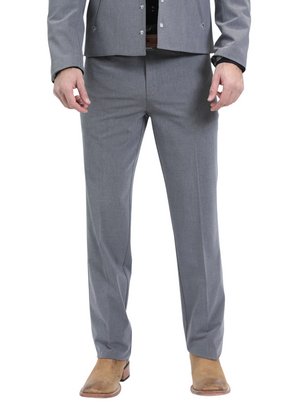 Men's Grey Western Suit Set
