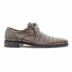 Anderson Grey Genuine Crocodile Lace-Up By Mezlan Made In Spain Brand