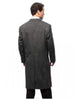 Herringbone Cashmere Blend Grey Top Coat Three Button 4   - from alligatorwarehouse.com