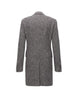 Men's Double Breasted Gray Herringbone Tweed Six Button Overcoat 3   - from alligatorwarehouse.com
