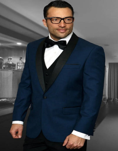 Blue Prom Suit - Blue Homecoming Outfits For Guys Indigo Blue 1   - from alligatorwarehouse.com
