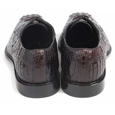 Belvedere Chapo Exotic Crocodile Hornback Oxfords 18 MEN 1465 NAVY-M-09  - from alligatorwarehouse.com