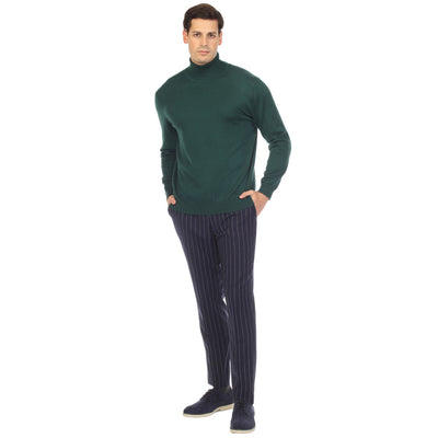 MENS HUNTER GREEN PULLOVER TURTLENECK SWEATER 3   - from alligatorwarehouse.com
