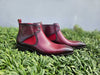 Hand Burnished Calfskin Lace-up Boot 3 KB503-13NAVY75  - from alligatorwarehouse.com