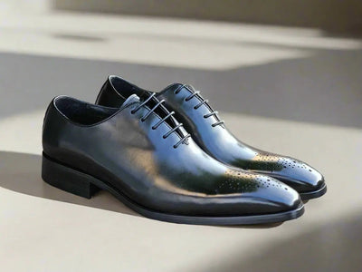 Hand Burnished Wholecut Calf Oxford 5 KS503-36GRAY9  - from alligatorwarehouse.com