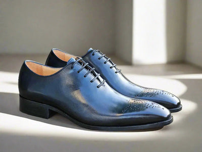 Hand Burnished Wholecut Calf Oxford 6 KS503-36GRAY9  - from alligatorwarehouse.com