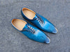 Hand Burnished Wholecut Calf Oxford 9 KS503-36GRAY75  - from alligatorwarehouse.com