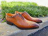 Hand Burnished Wholecut Calf Oxford 10 KS503-36GRAY75  - from alligatorwarehouse.com