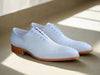 Hand Burnished Wholecut Calf Oxford 15 KS503-36GRAY75  - from alligatorwarehouse.com