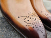 Hand Burnished Wholecut Calf Oxford 18 KS503-36GRAY75  - from alligatorwarehouse.com