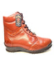 Los Altos Cognac Ostrich Leg High-top Sneakers 3   - from alligatorwarehouse.com
