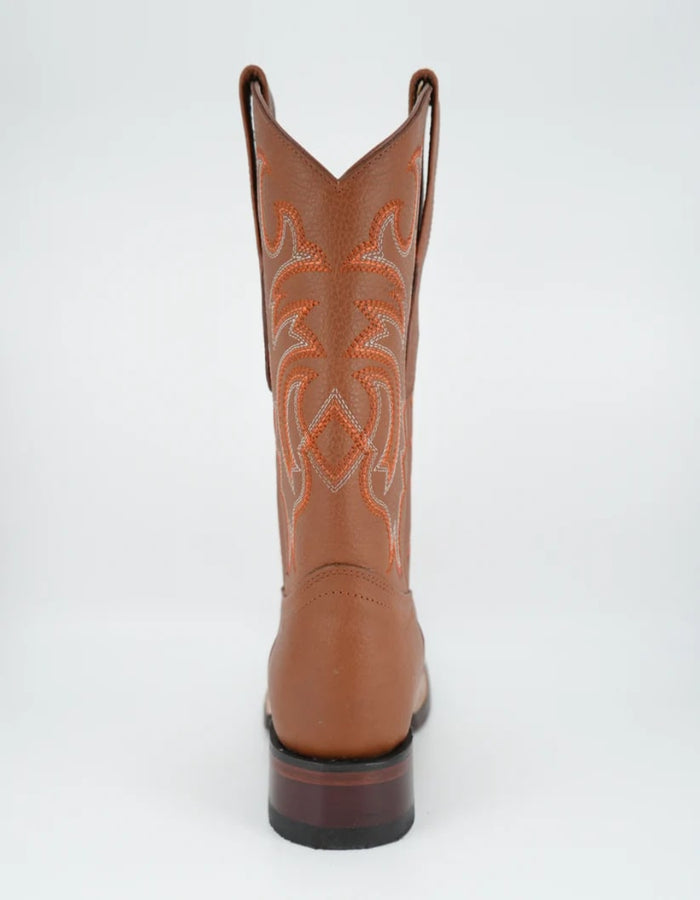 Los Altos Men's Grisly Tan Honey Color Wide Square Toe Boot
