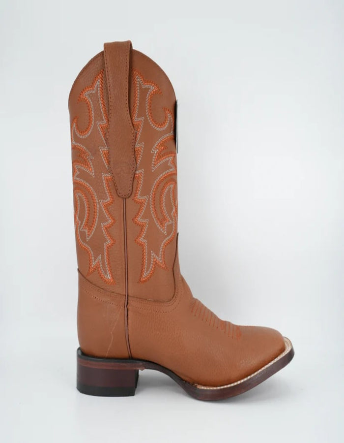Los Altos Men's Grisly Tan Honey Color Wide Square Toe Boot