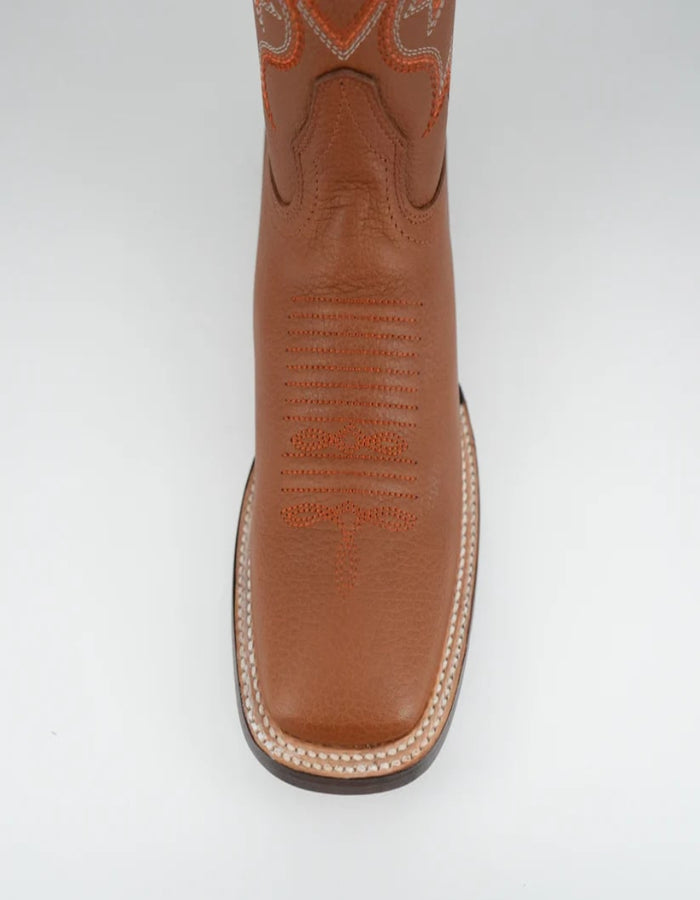 Los Altos Men's Grisly Tan Honey Color Wide Square Toe Boot