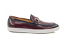 Horse Bit Fashion Leather Sneaker Loafer 4 KS529-02COGNAC75  - from alligatorwarehouse.com