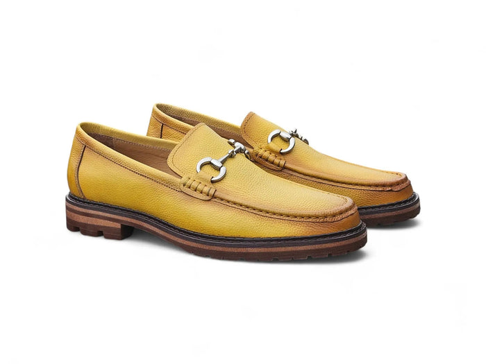 Carrucci Horsebit Loafer Lug Sole