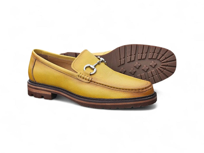 Carrucci Horsebit Loafer Lug Sole
