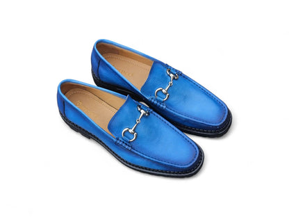 Carrucci Horsebit Loafer Lug Sole